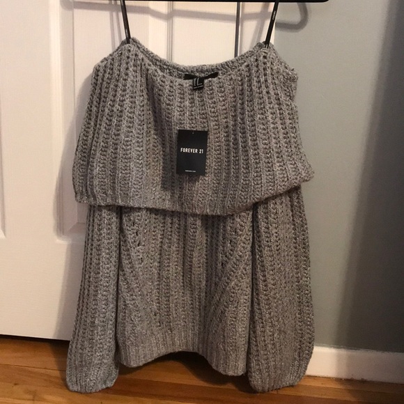 Forever 21 Sweaters - Forever 21 Off the Shoulder Sweater